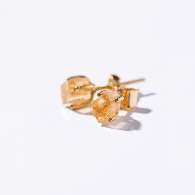 Aretes Atenea- Topacio imperial
