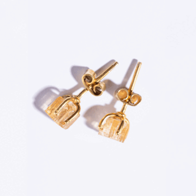 Aretes Atenea- Topacio imperial