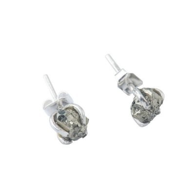Aretes Pirita en Bruto