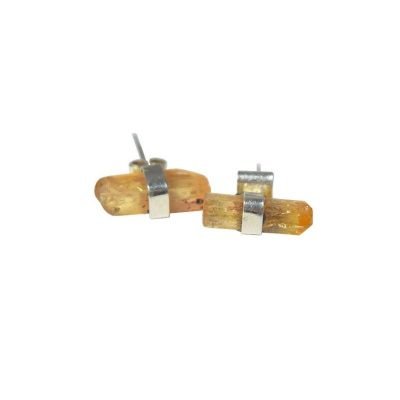 Aretes Topacio Imperial - Agarre medio