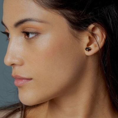 Aretes Turmalina Negra