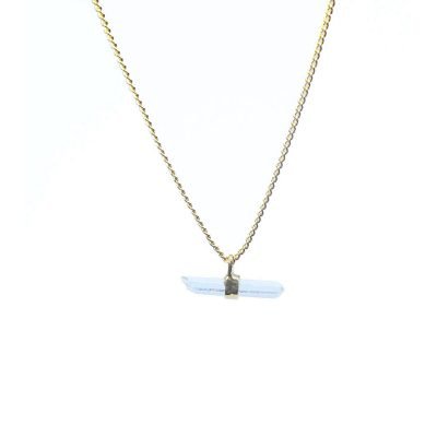 Collar Basico Cuarzo Cristal