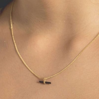 Collar Turmalina Negra (Canutillo)