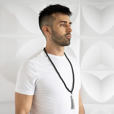 Japamala 108 cuarzo turmalinado