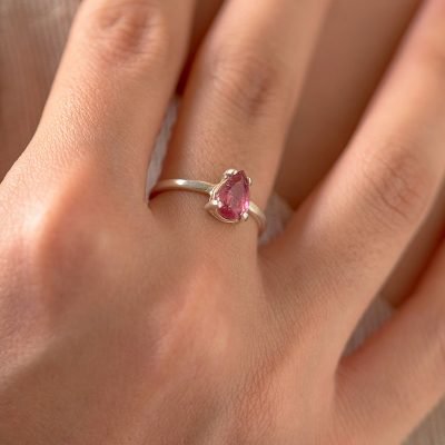 Anillo ETER- Turmalina Rosa