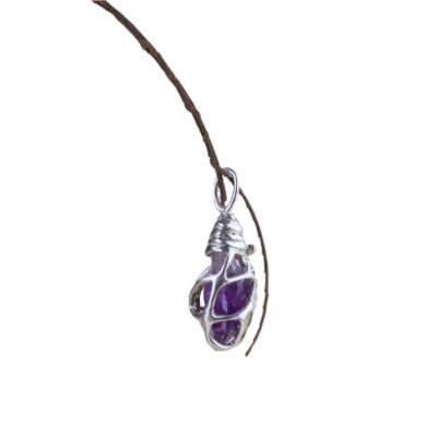 Collar Crisálida- Amatista