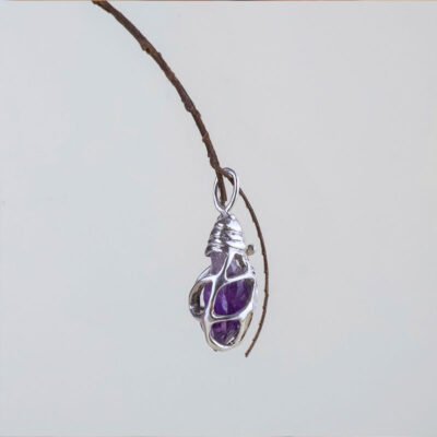 Collar Crisálida- Amatista