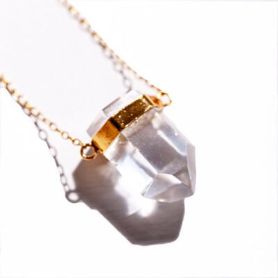 Collar Piramide - Cuarzo cristal