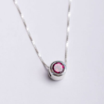 Collar Akash- Turmalina Rosa